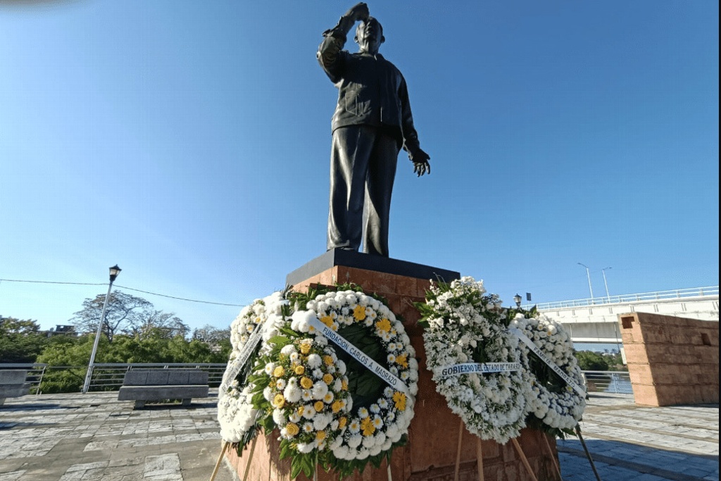 Merino Campos Desconoce Si Estatua De Carlos A Madrazo Seguir Siendo