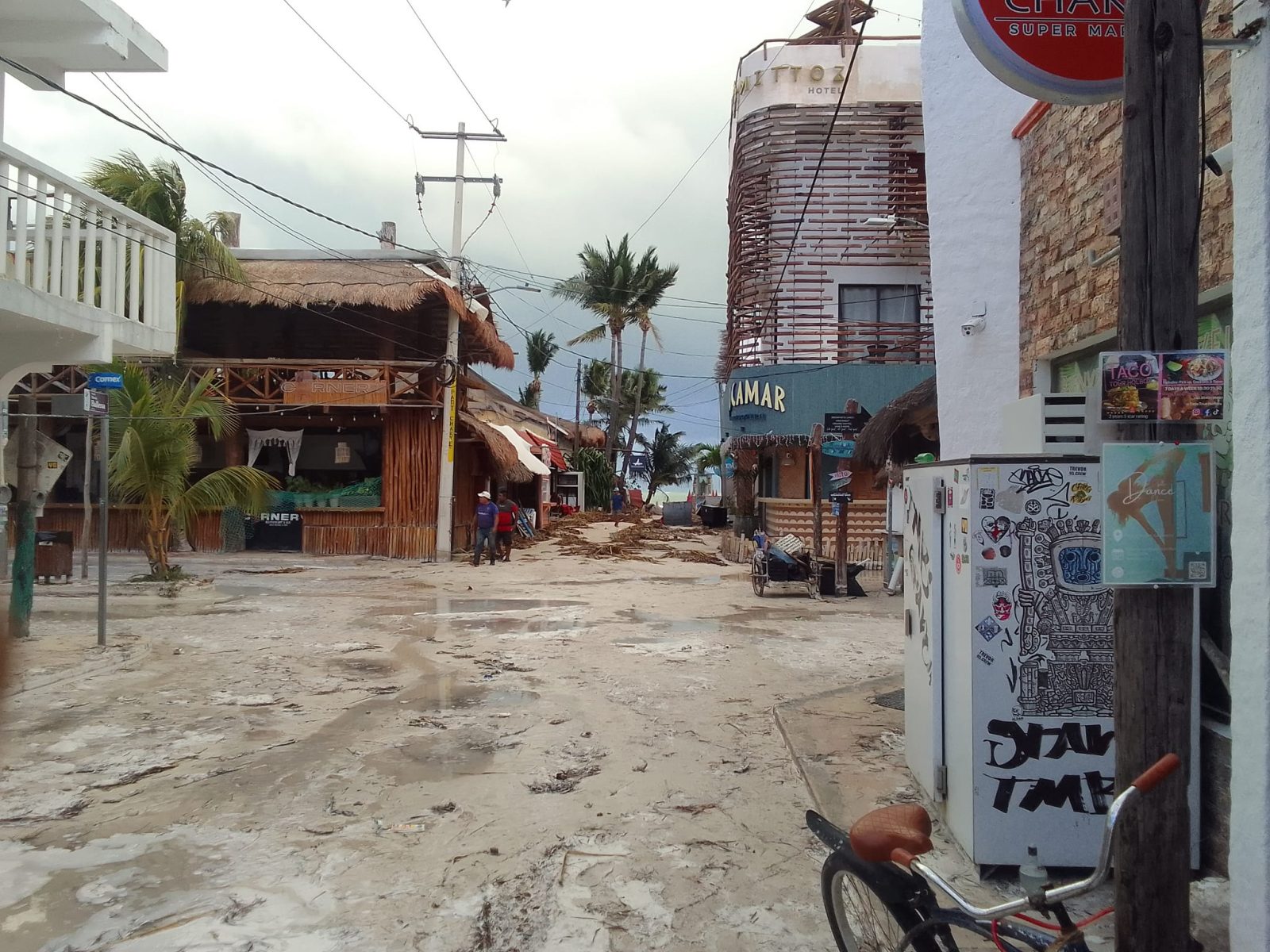 Estragos Del Frente Fr O En La Pen Nsula De Yucat N Holbox Y