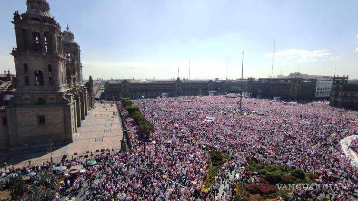 Hubo 90 Mil Personas En El Zócalo Por Manifestación A Favor Del Ine Gobierno De Cdmx 3776