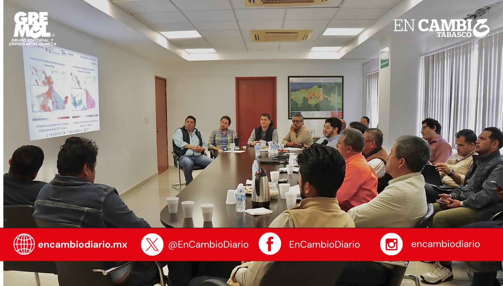 Se instala mesa de trabajo interinstitucional para enfrentar la temporada de estiaje en Tabasco