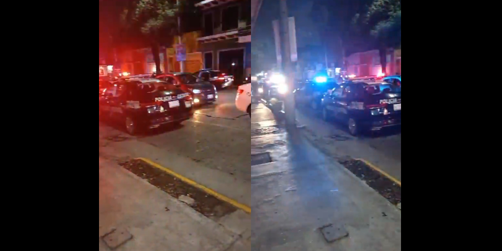 VIDEO: Movilización policiaca en Velódromo de Ciudad Deportiva de Villahermosa alerta a ciudadanos