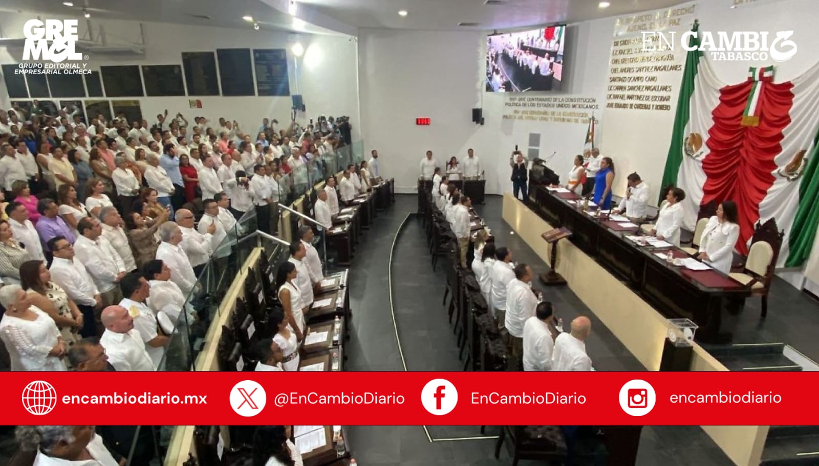 Diputados de Tabasco se ausentan en votaciones pese a estar presentes en el Congreso