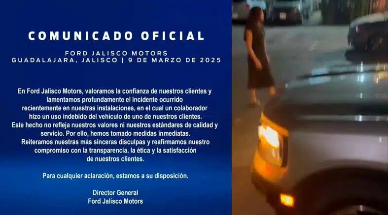 Cliente denuncia a agencia en Jalisco por usar su camioneta para salir de fiesta