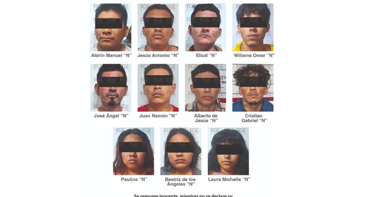 Detienen a 11 personas por homicidio en Cancún