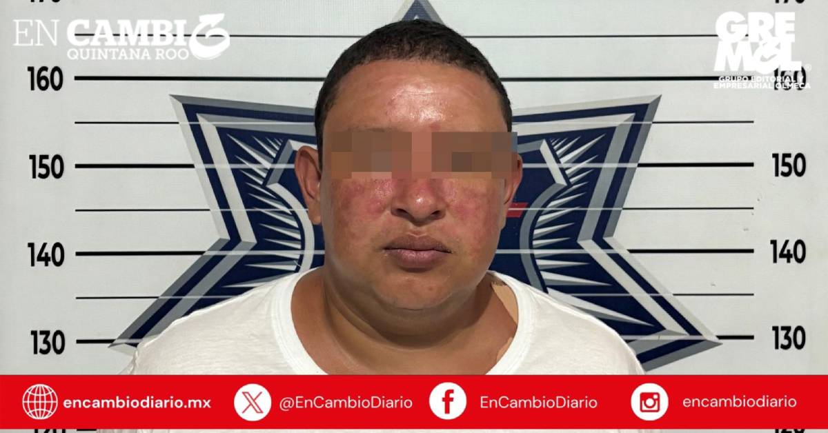 Detienen a Marvin Francisco "N" por presunto delito de narcomenudeo en Cancún