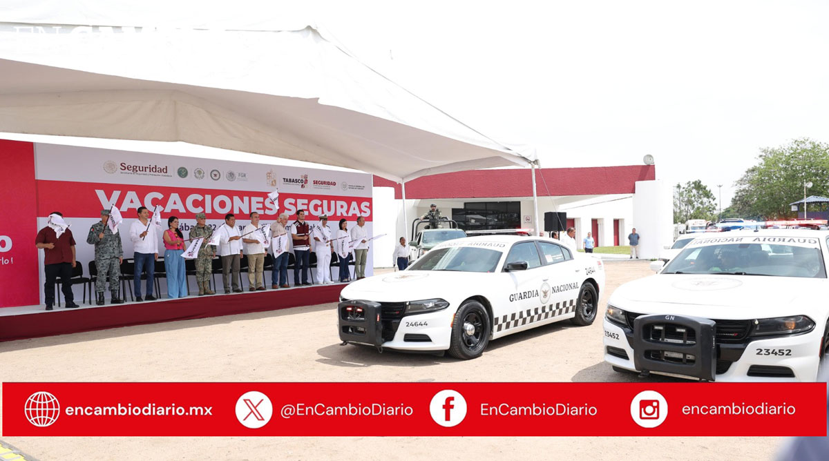 Javier May pone en marcha operativo 'Vacaciones Seguras' con más de 13 mil elementos