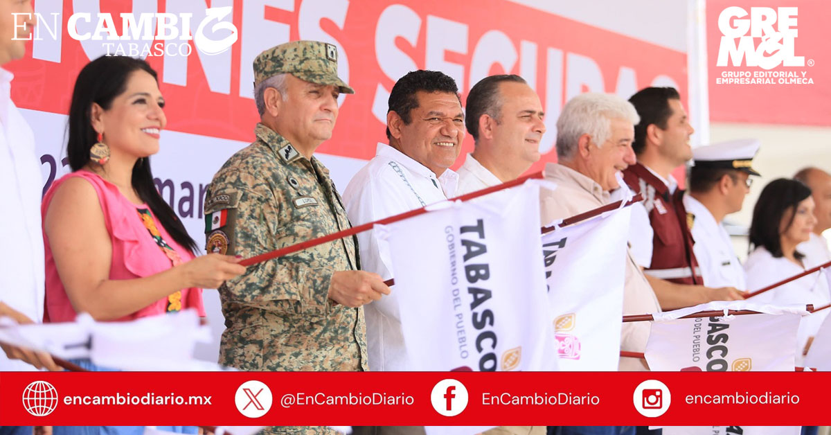 Javier May pone en marcha operativo 'Vacaciones Seguras' con más de 13 mil elementos