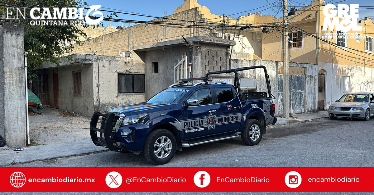 Muere hombre en cuartería de Cancún; autoridades descartan homicidio