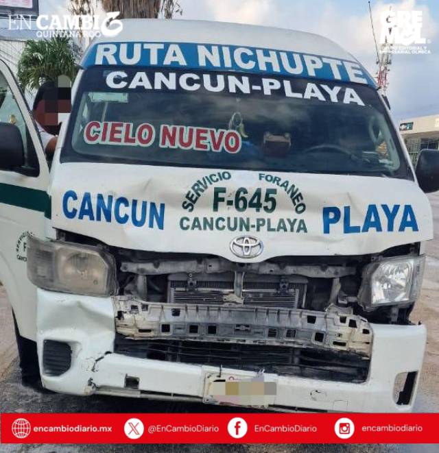 Se registran múltiples accidentes viales en Cancún debido a la falta de precaución