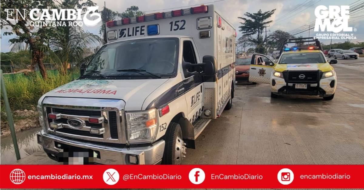 Se registran múltiples accidentes viales en Cancún debido a la falta de precaución 