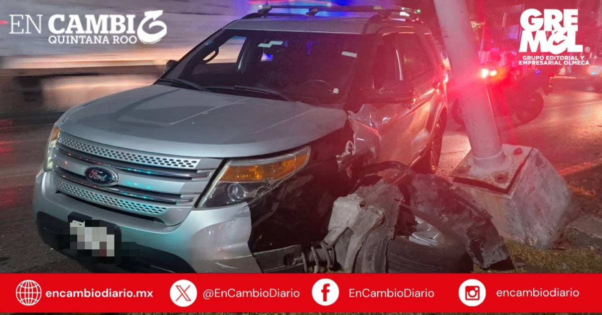 Se registran múltiples accidentes viales en Cancún debido a la falta de precaución