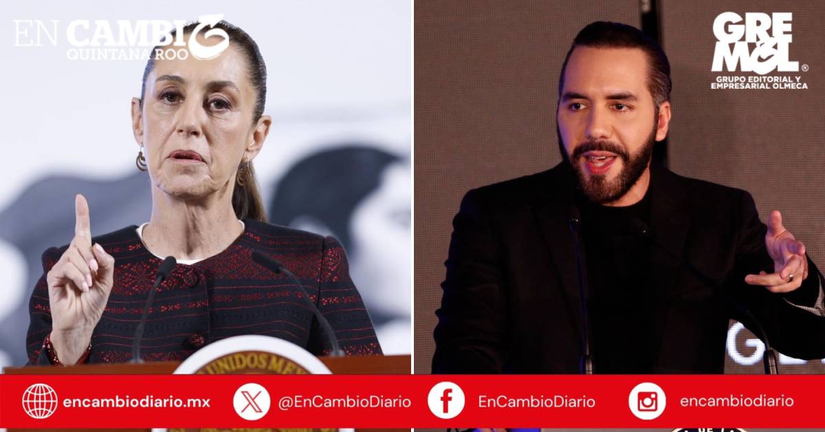 Sheinbaum pide a Bukele a respetar la soberanía de México
