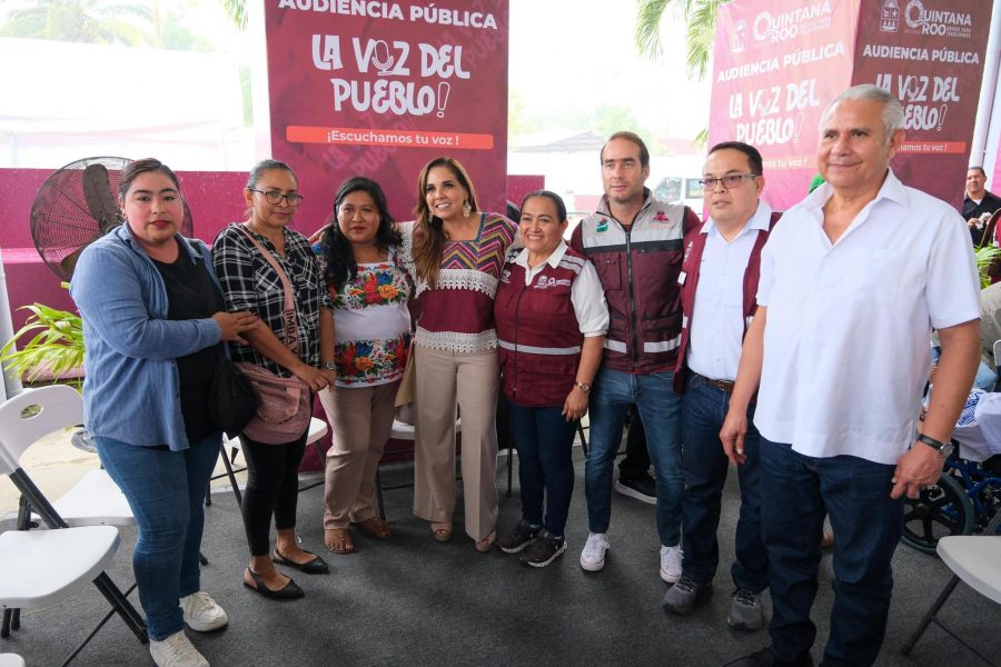 Resuelve Mara Lezama necesidades y problemas de más de 800 personas en Audiencia Pública en Cobá
