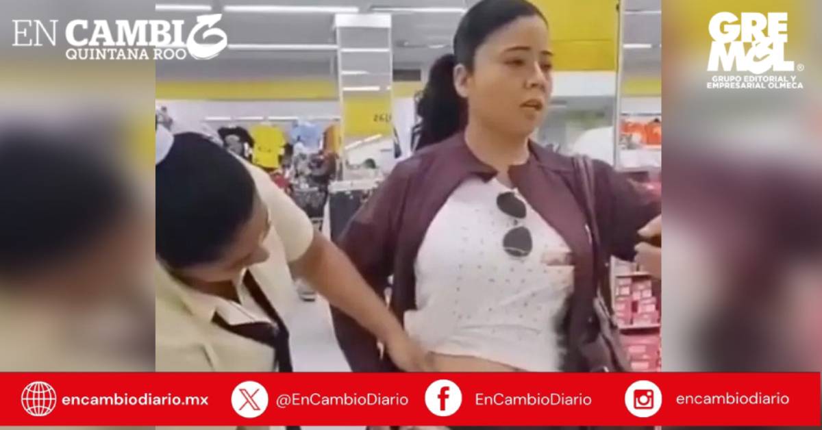 Captan a mujer intentando robar ropa interior en tienda Coppel; video se viralizaCaptan a mujer intentando robar ropa interior en tienda Coppel; video se viraliza