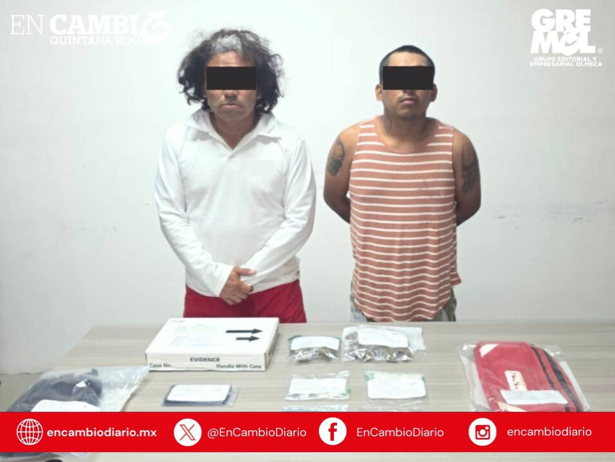 Detenidos dos implicados en enfrentamiento con policías en Isla Mujeres