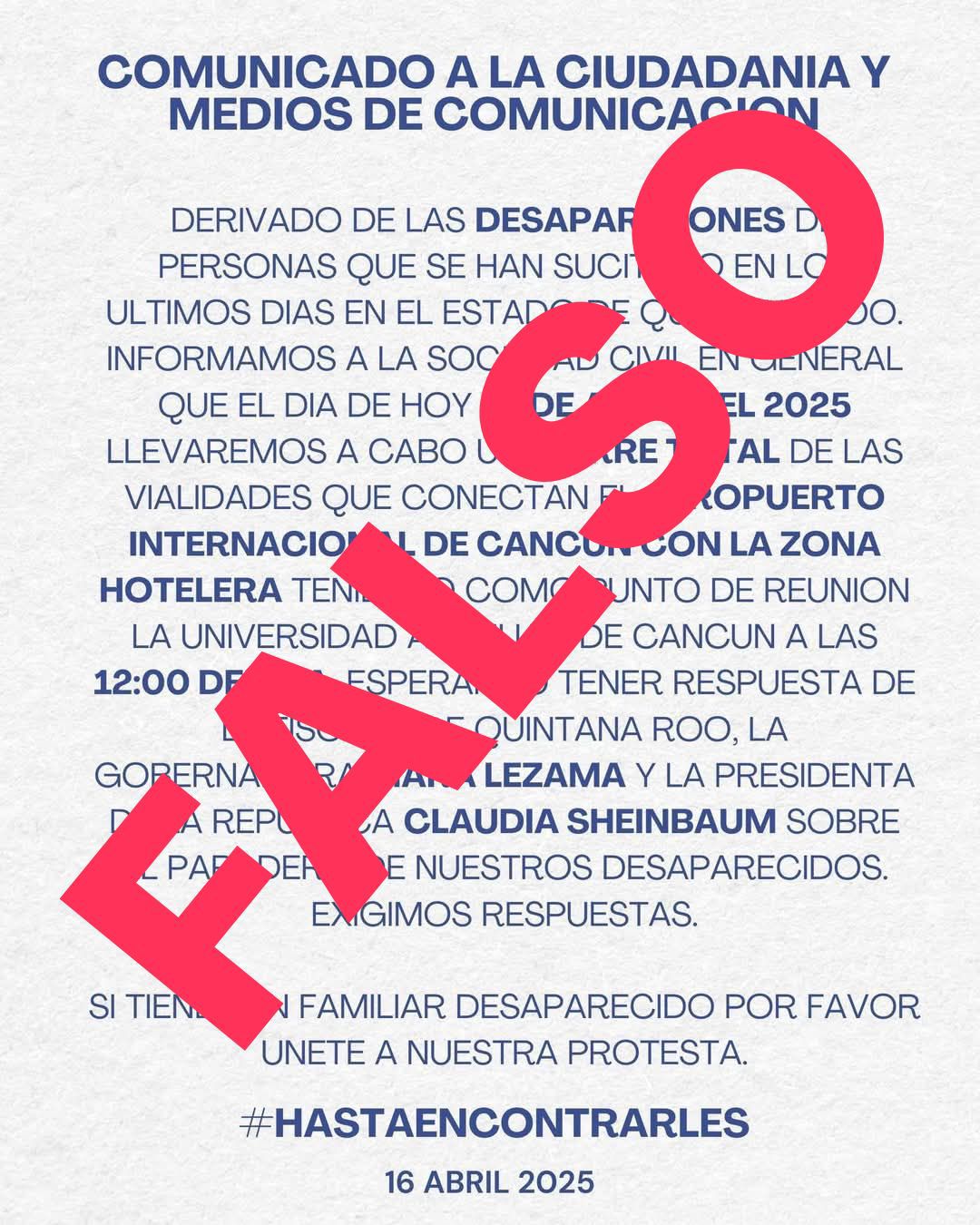 Difunden falsa convocatoria para bloquear accesos entre el aeropuerto y la Zona Hotelera de Cancún