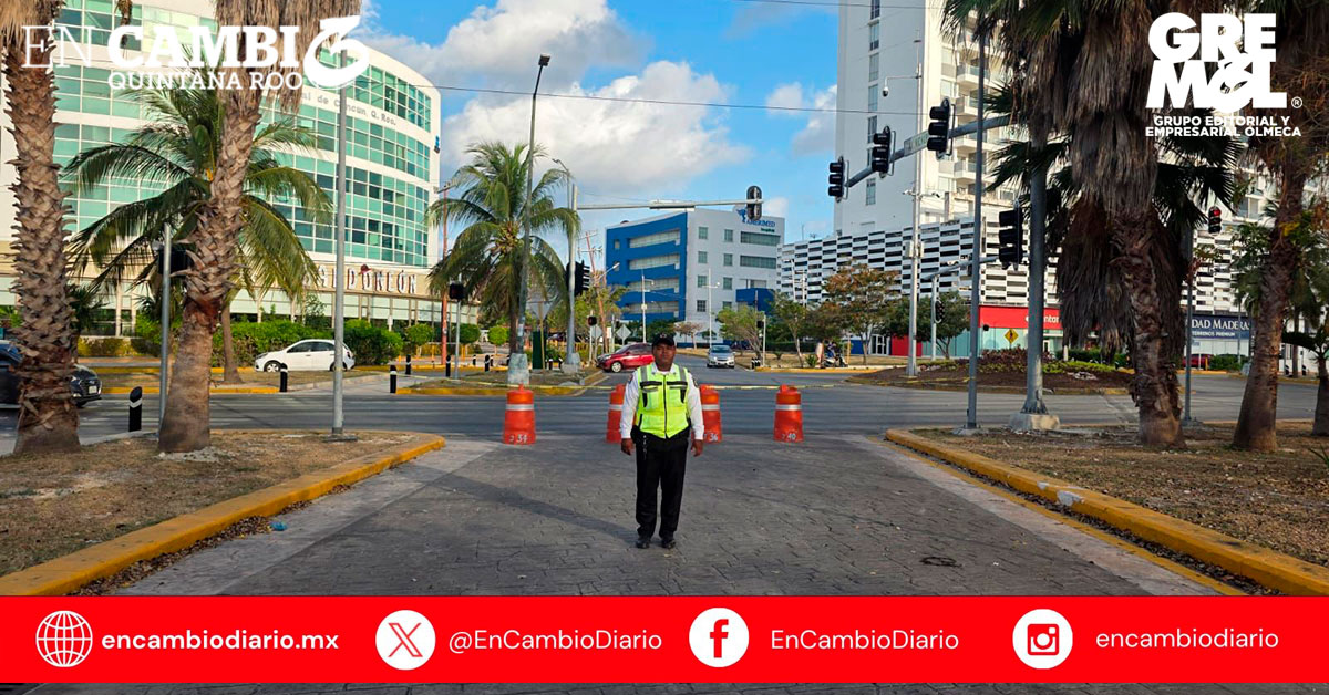 Implementan cierres viales en Malecón Tajamar por evento deportivo