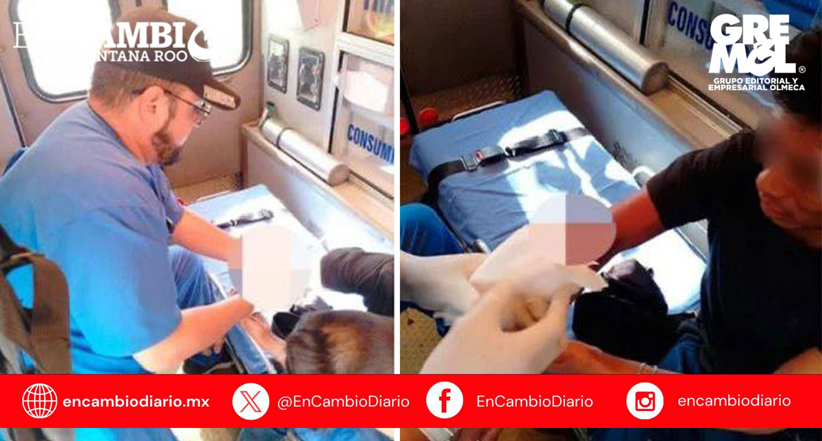 Hombre es macheteado por su pareja tras discusión en Sergio Butrón Casas