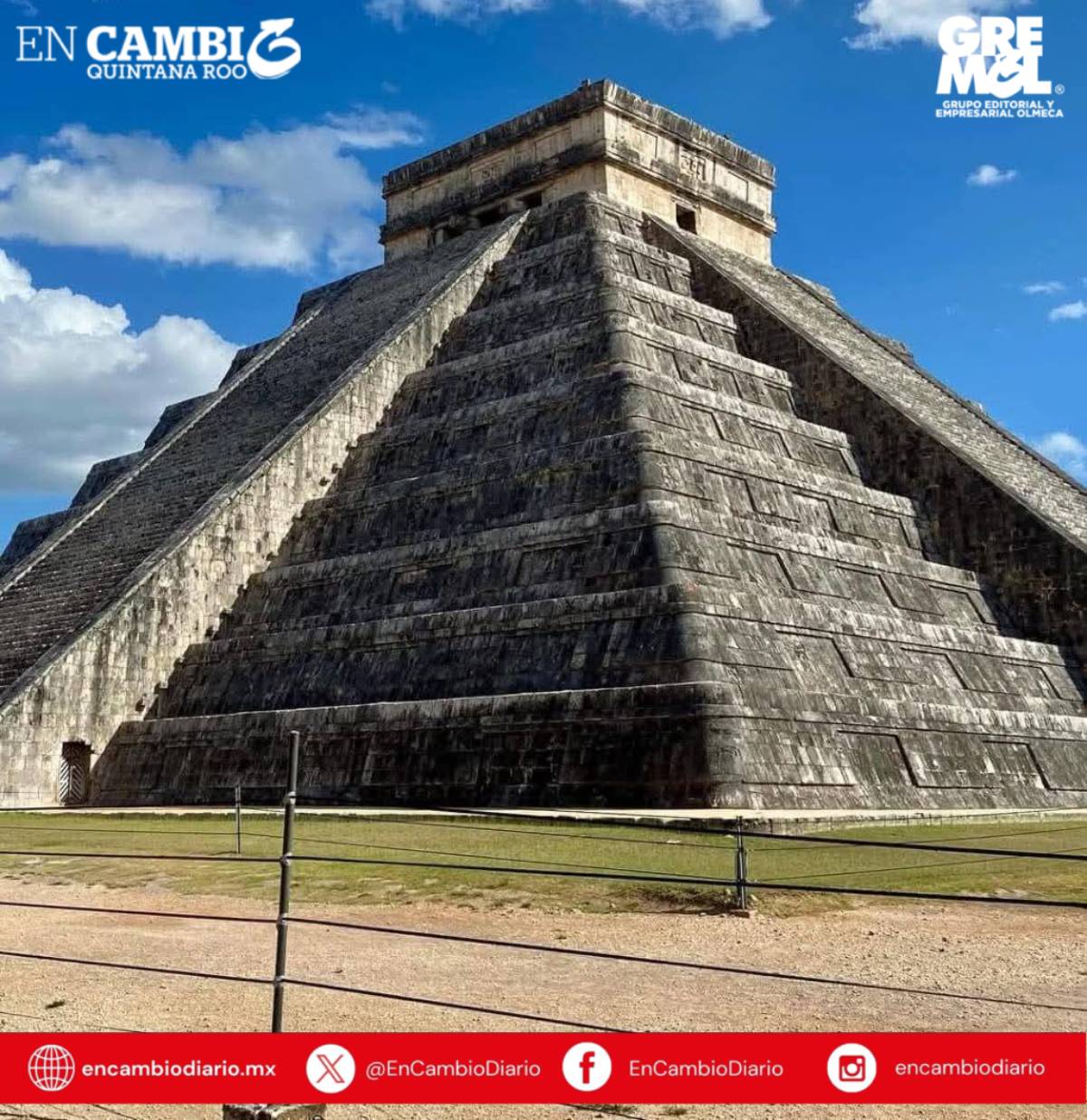 Refuerzan medidas de seguridad en Chichén Itzá; restringen acceso cercano a El Castillo