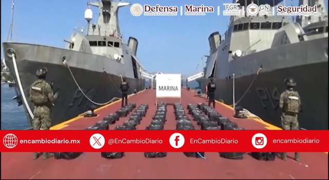 Autoridades aseguran más de cuatro toneladas de cocaína en Guerrero y detienen a cinco personas