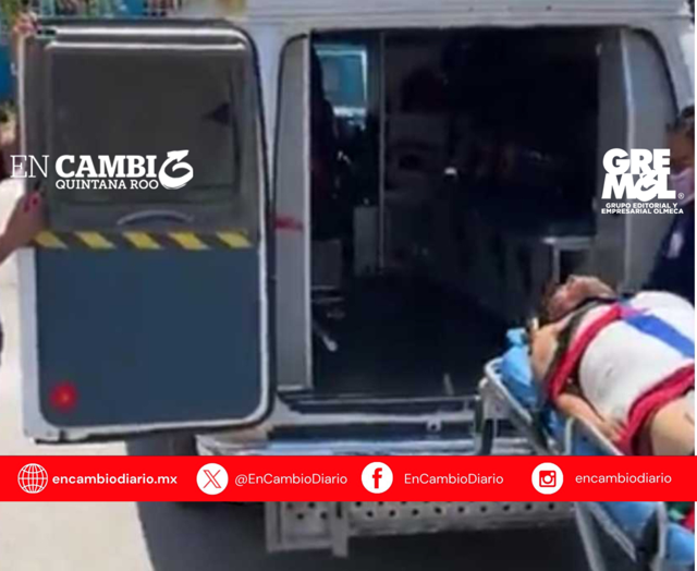Hombre es herido con arma blanca en su domicilio en Playa del Carmen