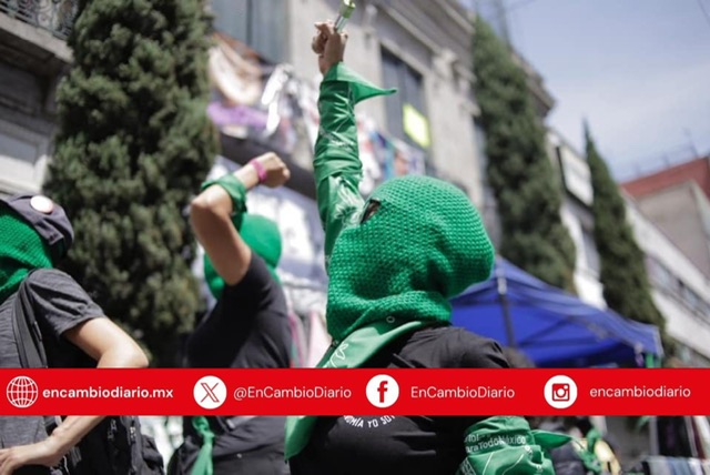Marea Verde Yucatán exige publicación de reforma que despenaliza el aborto