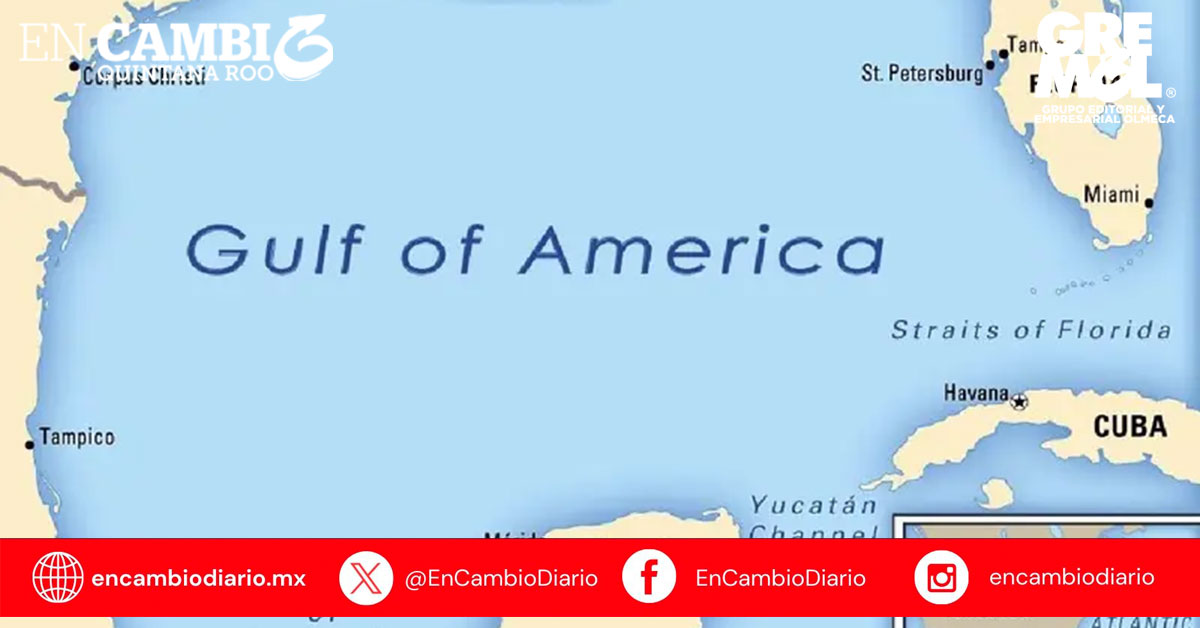 Aprueban en EE. UU. cambiar nombre del Golfo de México por “Golfo de América”