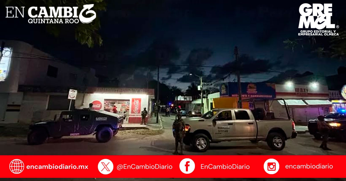 Catean presunta "narco tienda" en la colonia Payo Obispo, en Chetumal