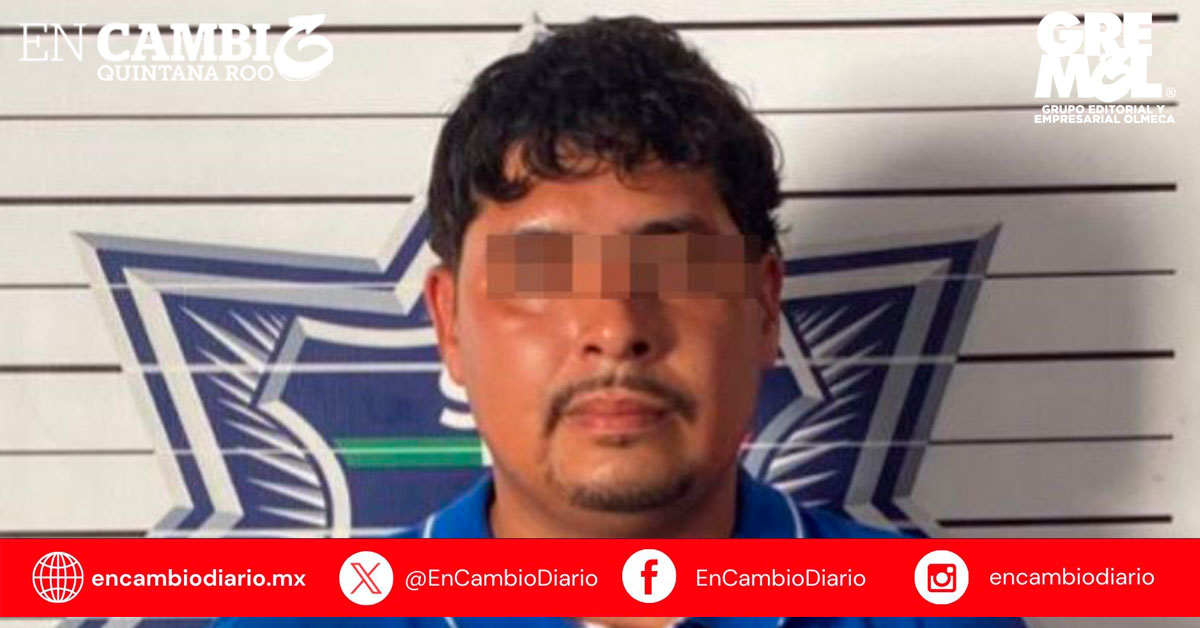 Detienen a hombre por presunto encubrimiento en Cancún; conducía motocicleta robada