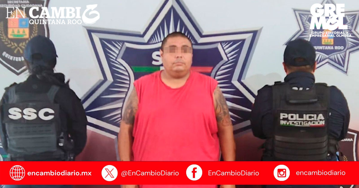 Detienen a motociclista con vehículo robado en Villas Otoch Paraíso de Cancún