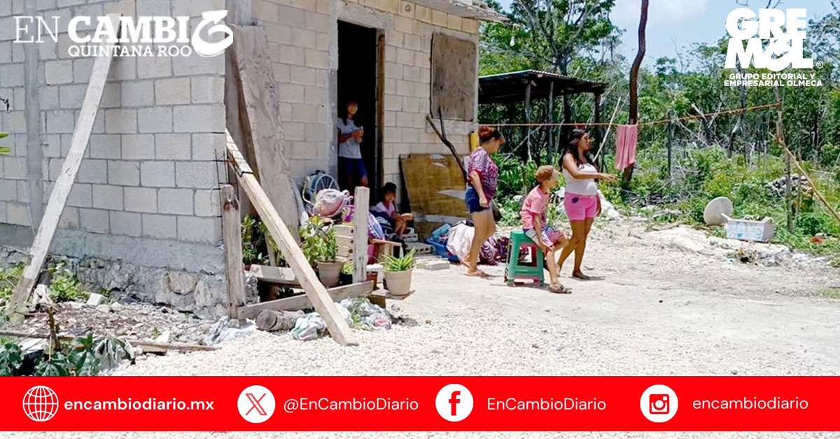 Grave crisis sanitaria por falta de drenaje en colonias de Tulum