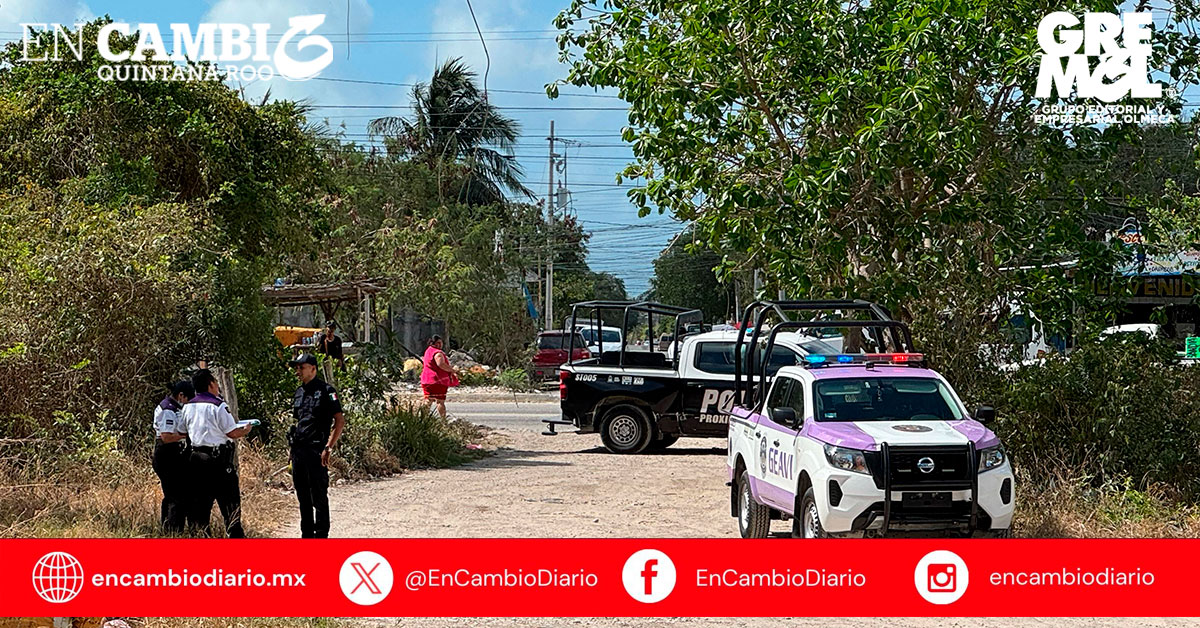 Hallan cuerpo desmembrado dentro de una maleta en la Supermanzana 242 de Cancún