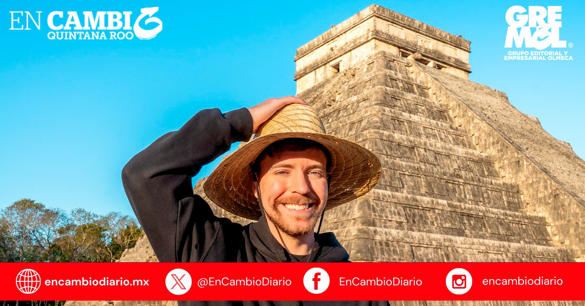 INAH presenta demanda contra empresa vinculada a MrBeast por uso indebido de zonas arqueológicas