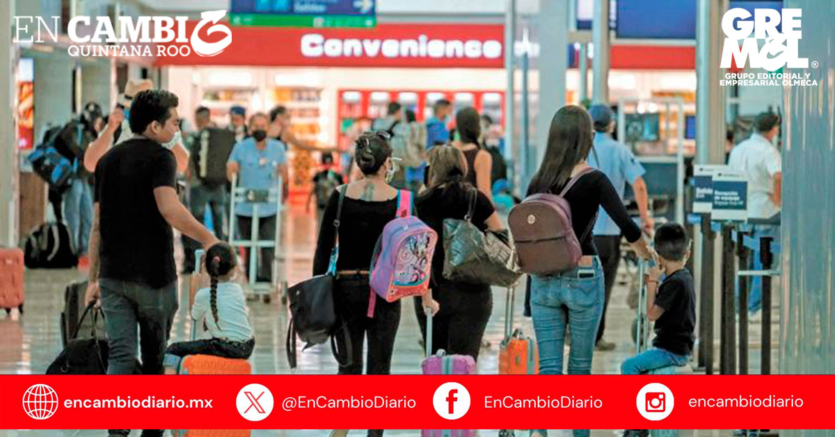 Ingresa al país durante marzo 10.1% más de visitantes que en el mismo mes del 2024