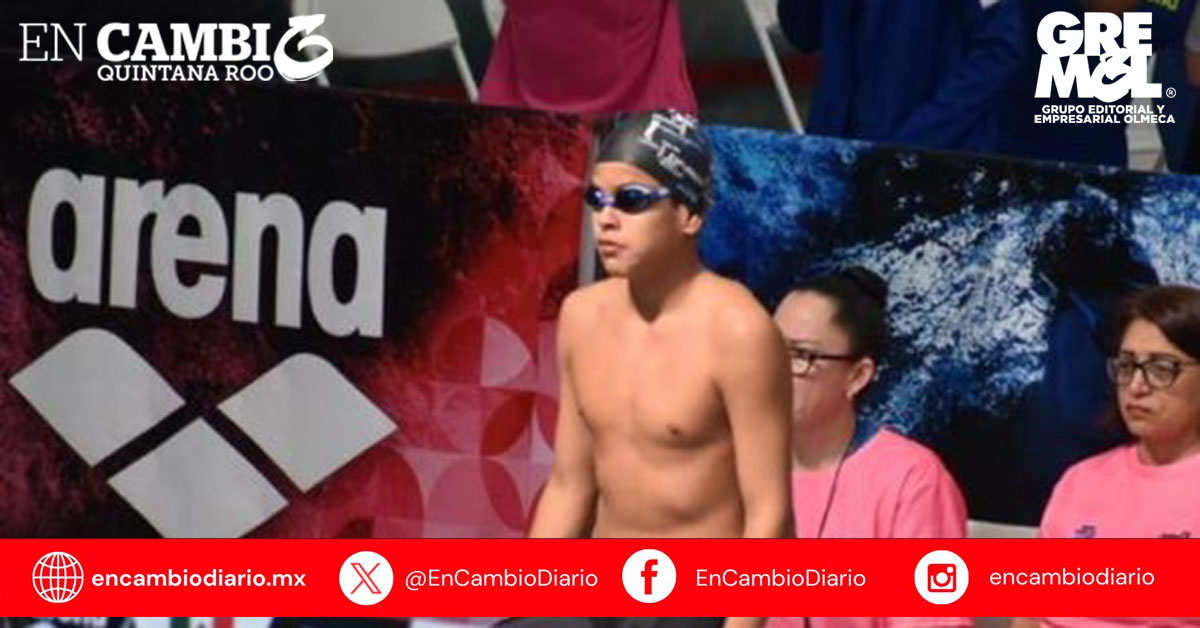 Joven nadador de Quintana Roo busca apoyo para representar a México en campeonato internacional
