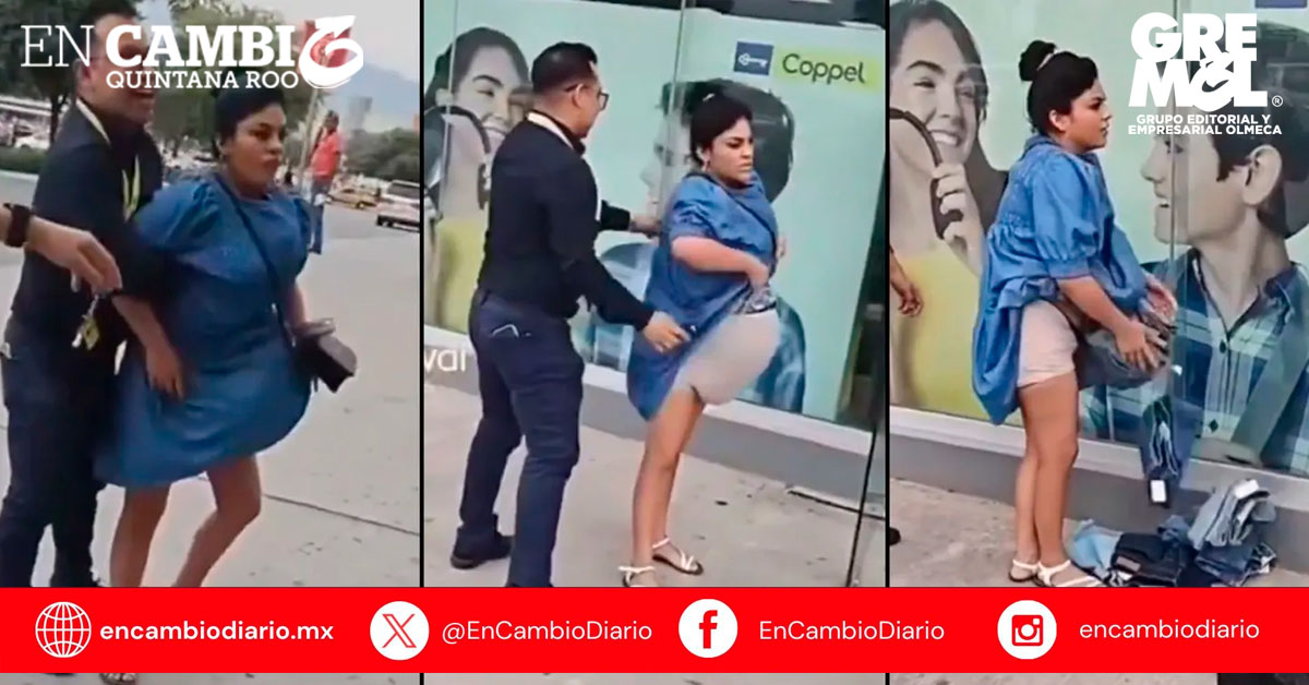 Mujer simula embarazo para sustraer ropa en tienda de Saltillo