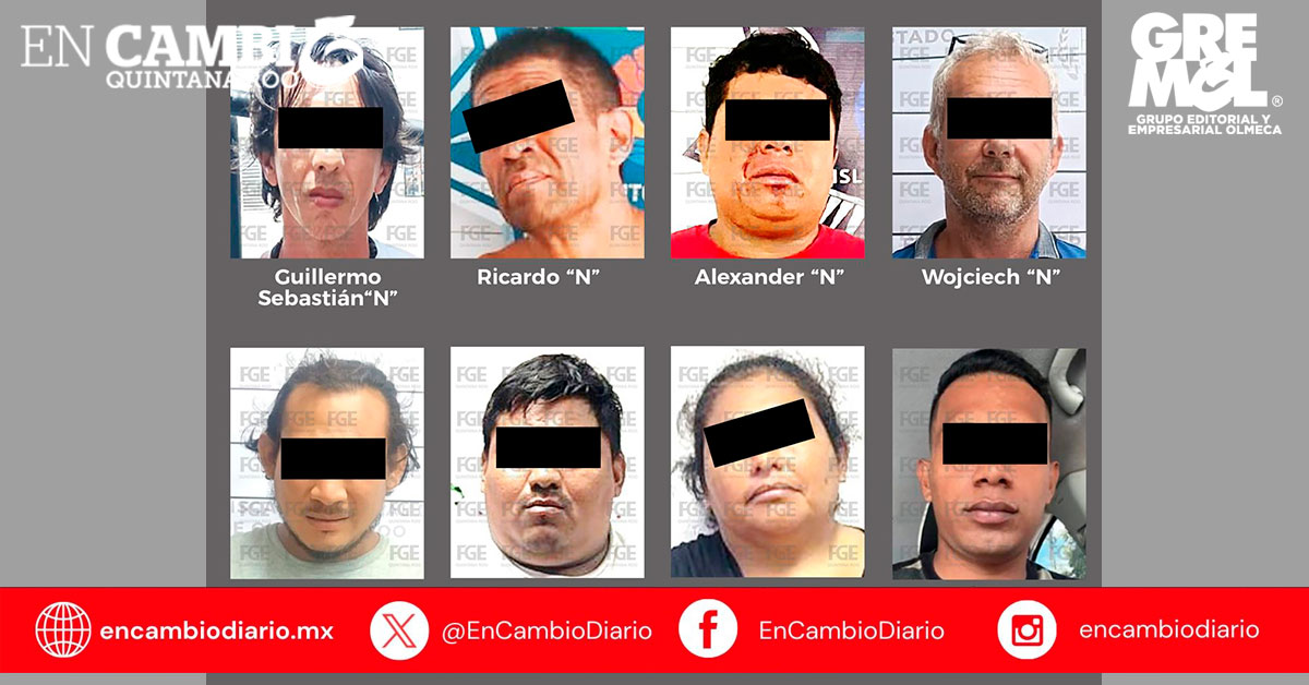 Vinculan a proceso a ocho personas por violencia familiar en Quintana Roo