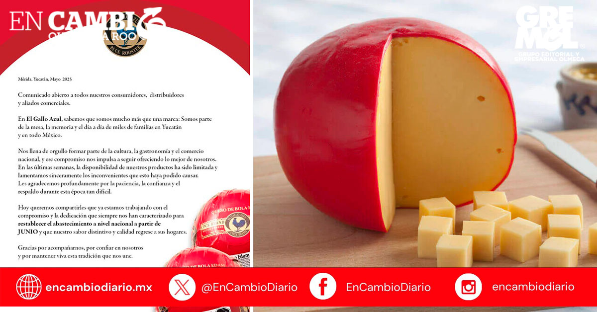Preocupa escasez de queso bola a días del festival en Cancún