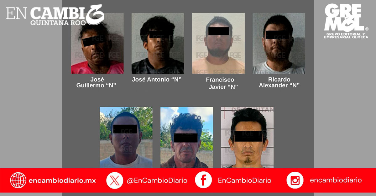 Vinculan a proceso a 10 personas por narcomenudeo en distintos municipios de Quintana Roo