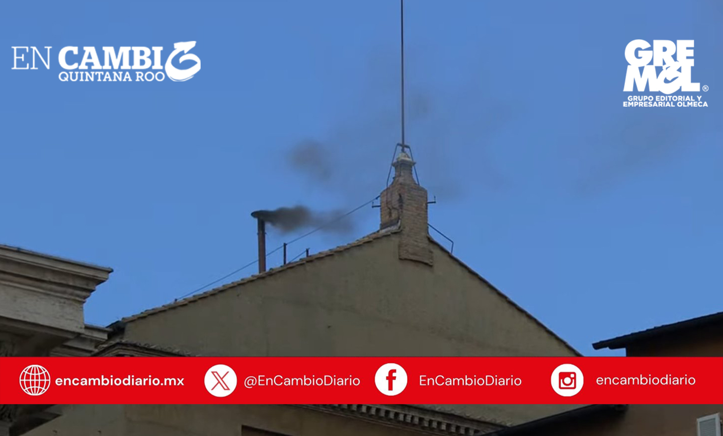 Sale fumata negra tras segunda votación en el Vaticano