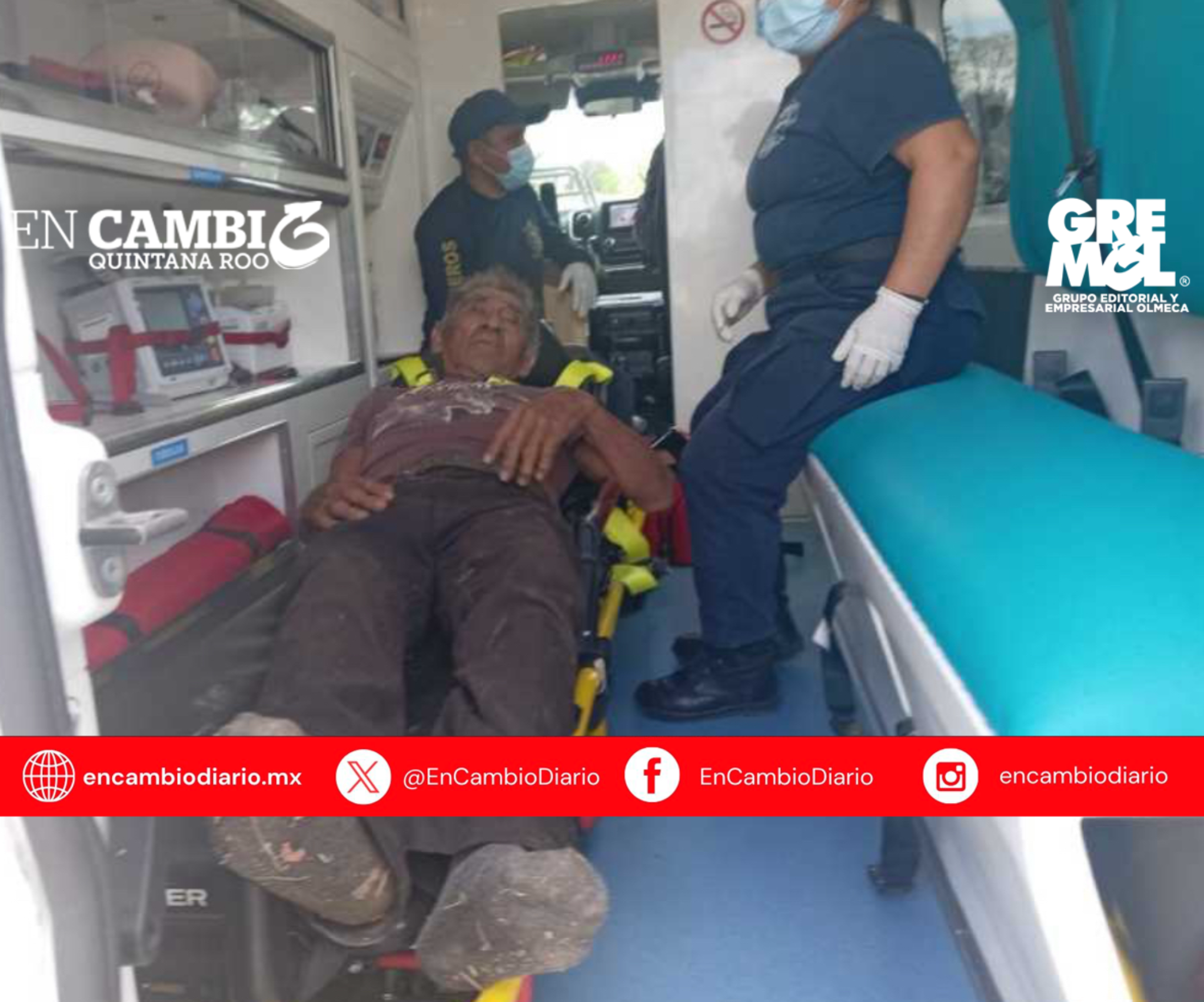 Rescatan a hombre de 70 años tras 18 horas perdido en el monte