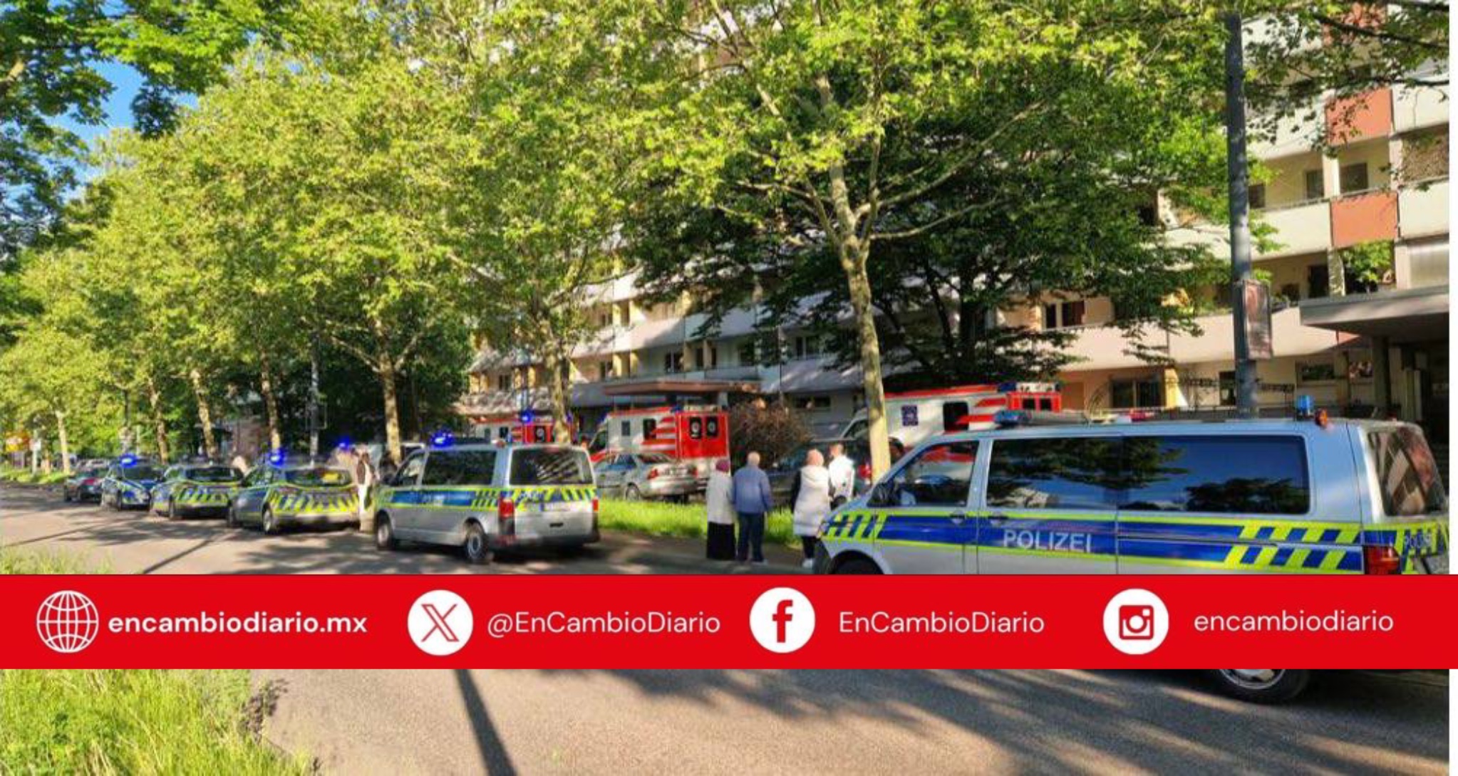 Ataque con cuchillo en Halle, Alemania, deja varios heridos, entre ellos niños