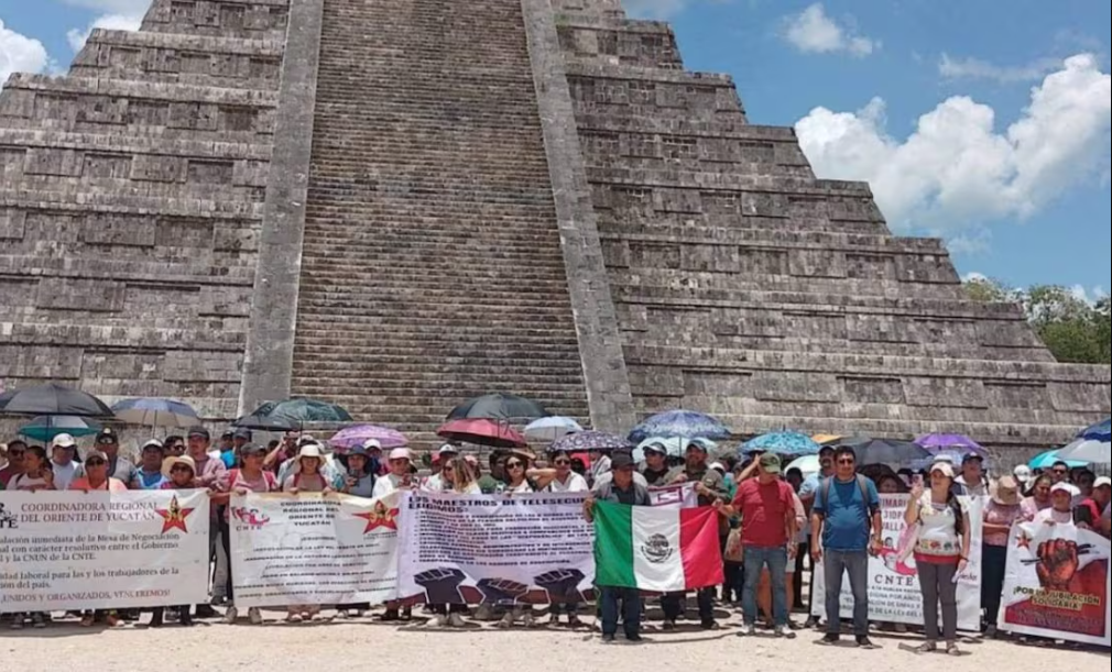 La CNTE toma sitios arqueológicos y permiten acceso gratuito