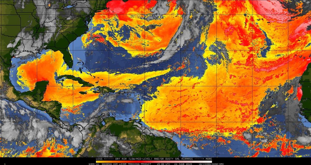 Regresa el polvo del Sahara a Quintana Roo