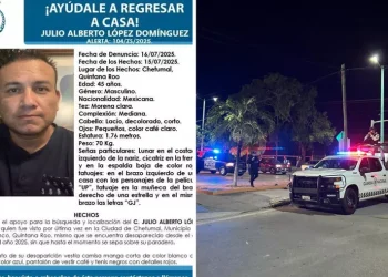 Sicarios levantan a hombre en Chetumal; FGE activa ficha de búsqueda