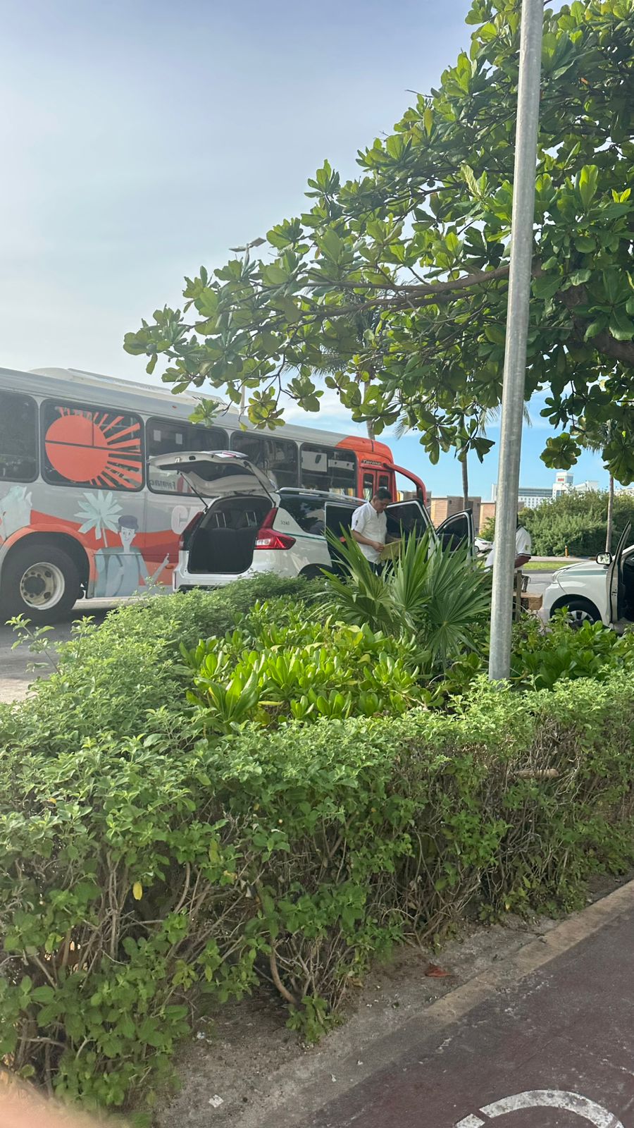 Zona Hotelera de Cancún en malas condiciones