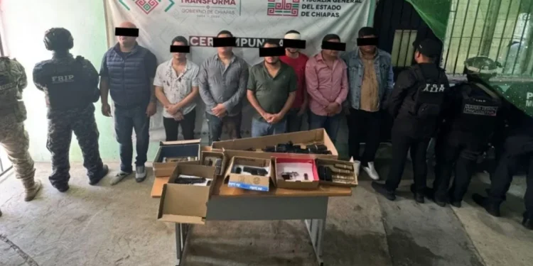 Capturan a presuntos miembros del Cártel de Sinaloa: Impactante operativo en Chiapas