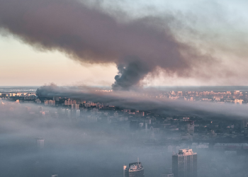 Rusia bombardeó capital de Ucrania