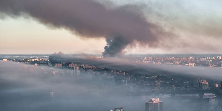 Rusia bombardeó capital de Ucrania