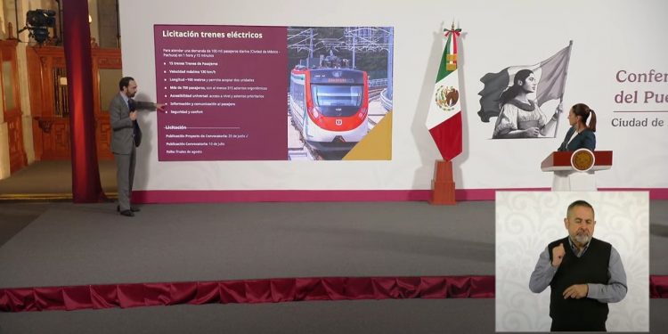 Claudia Sheinbaum anuncia trenes de pasajeros en México con nuevas rutas, trenes eléctricos y licitaciones en marcha. Descubre el plan que podría transformar la movilidad del país.